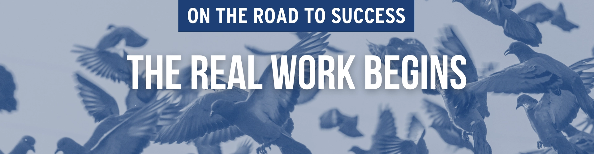 Road to success banner
