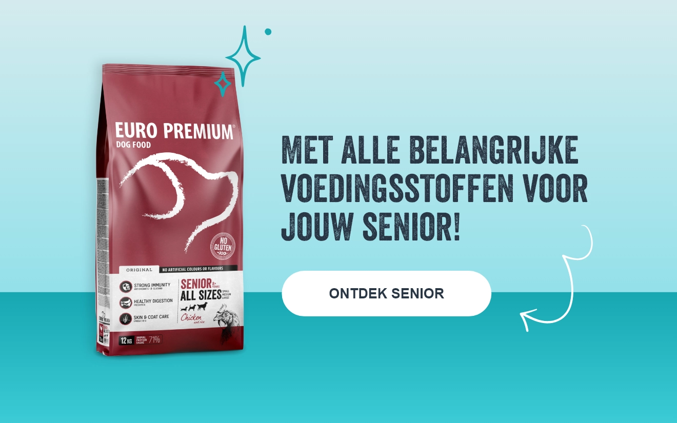 Senior hondenvoeding van EURO PREMIUM