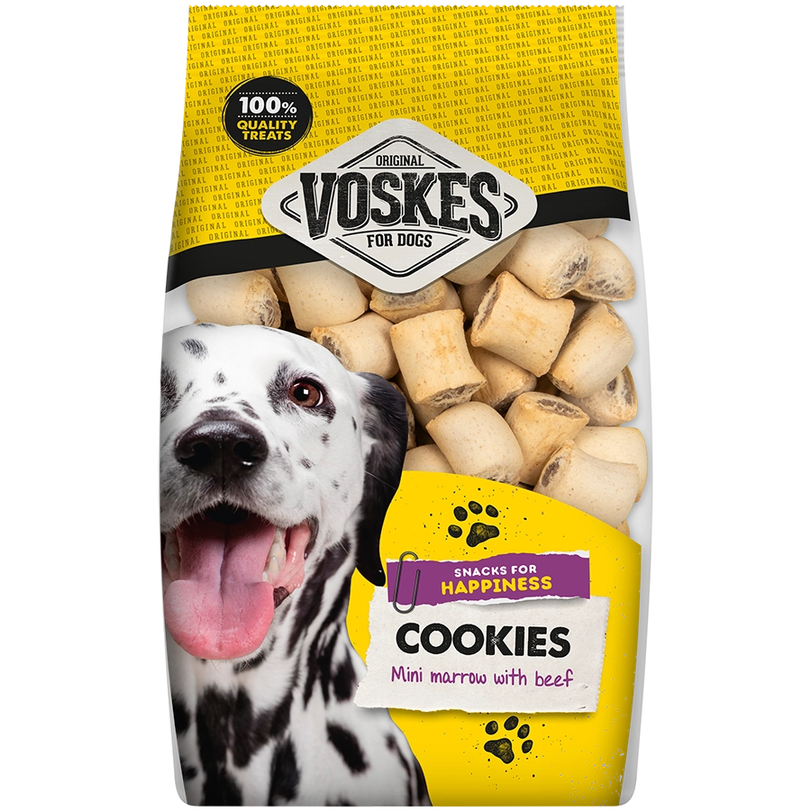 MINI BISCUITS FOURRÉS AU BŒUF |  | VOSKES