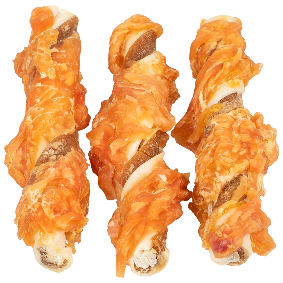 RINDERHAUTSTÄBE MIT RIND & HUHN - 3ST |  | VOSKES