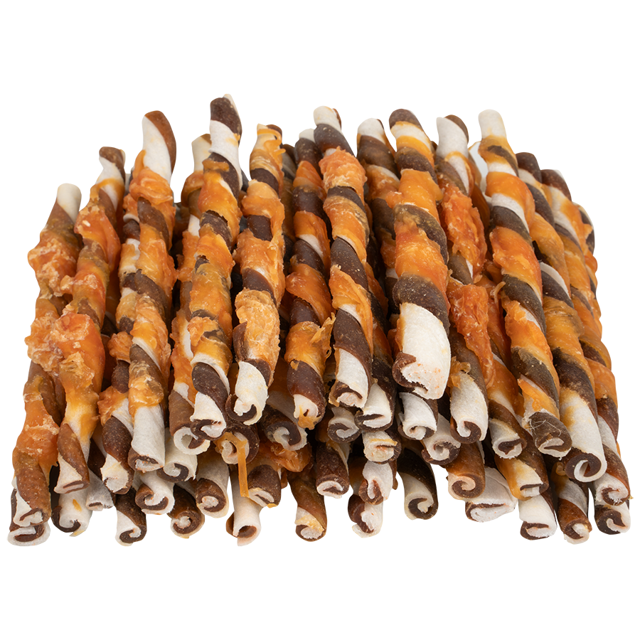RUNDERHUID STICKS MET RUND & KIP - 40ST |  | VOSKES