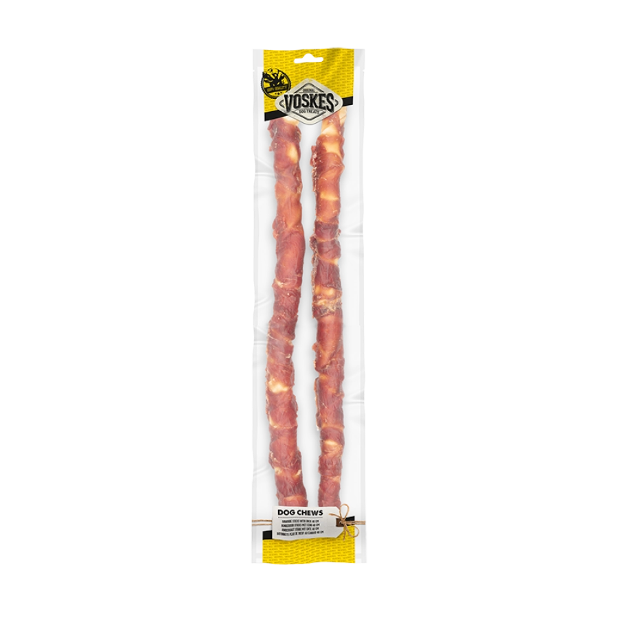 RUNDERHUID STICKS MET EEND 40CM - 2ST |  | VOSKES
