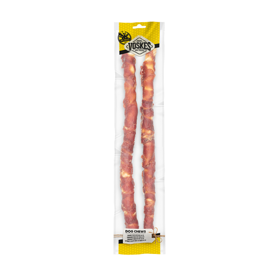 RUNDERHUID STICKS <br> MET EEND 40CM | VOSKES
