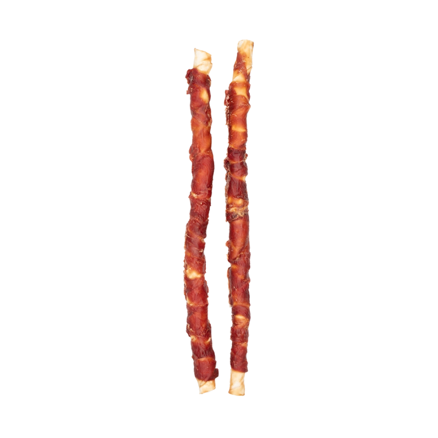 RUNDERHUID STICKS MET EEND 40CM - 2ST |  | VOSKES