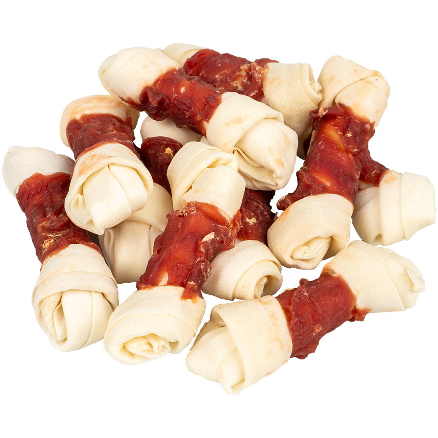 KNOTTED BONES WITH DUCK - 10PCS |  | VOSKES