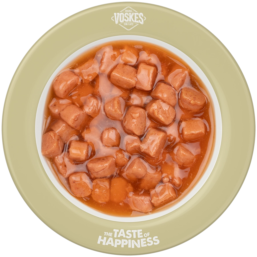 CHUNKS IN SAUS MET KIP |  | VOSKES