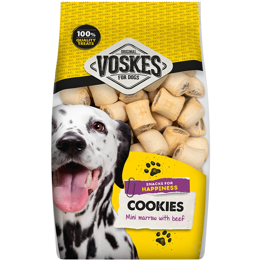 MINI BISCUITS FOURRÉS AU BŒUF |  | VOSKES
