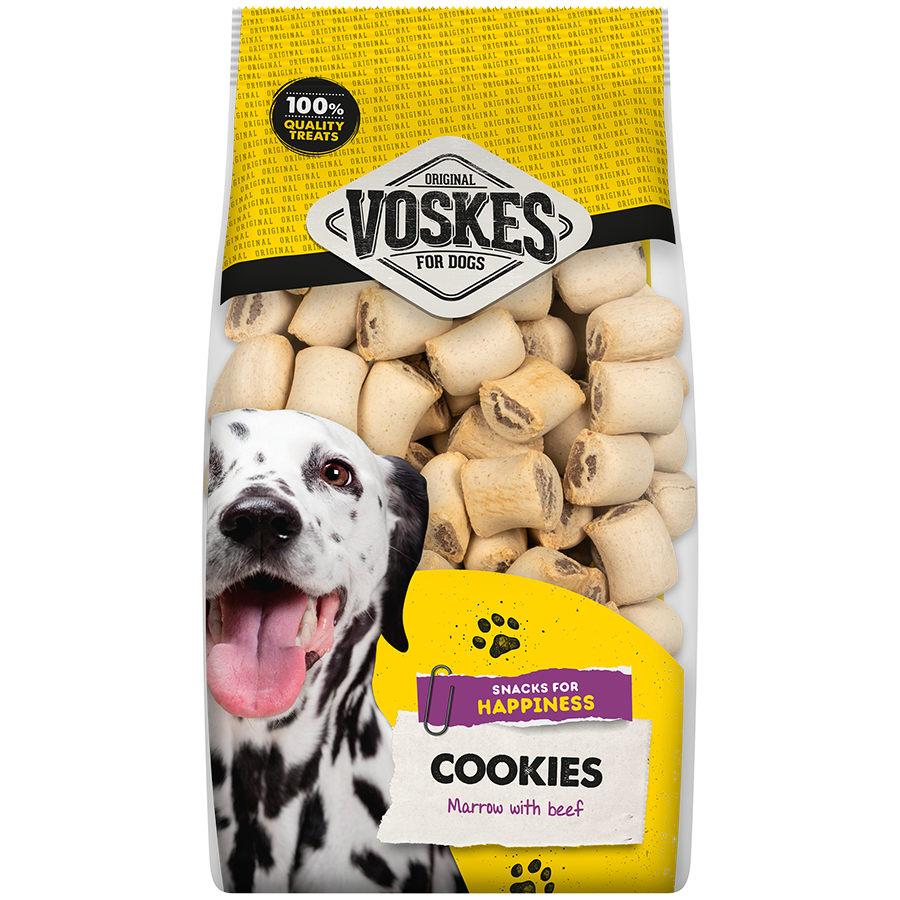 BISCUITS FOURRÉS AU BOEUF |  | VOSKES