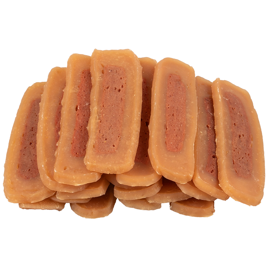 KIPFILET STRIPS MET EEND |  | VOSKES