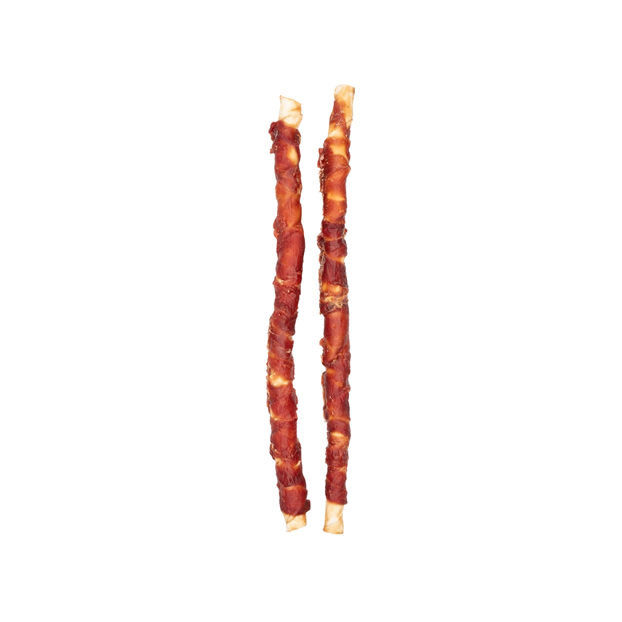 RUNDERHUID STICKS MET EEND 40CM - 2ST |  | VOSKES