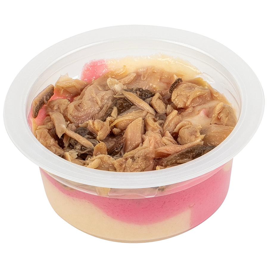 MOUSSE MET STUKJES TONIJN & KIP (7 X 30G) |  | VOSKES