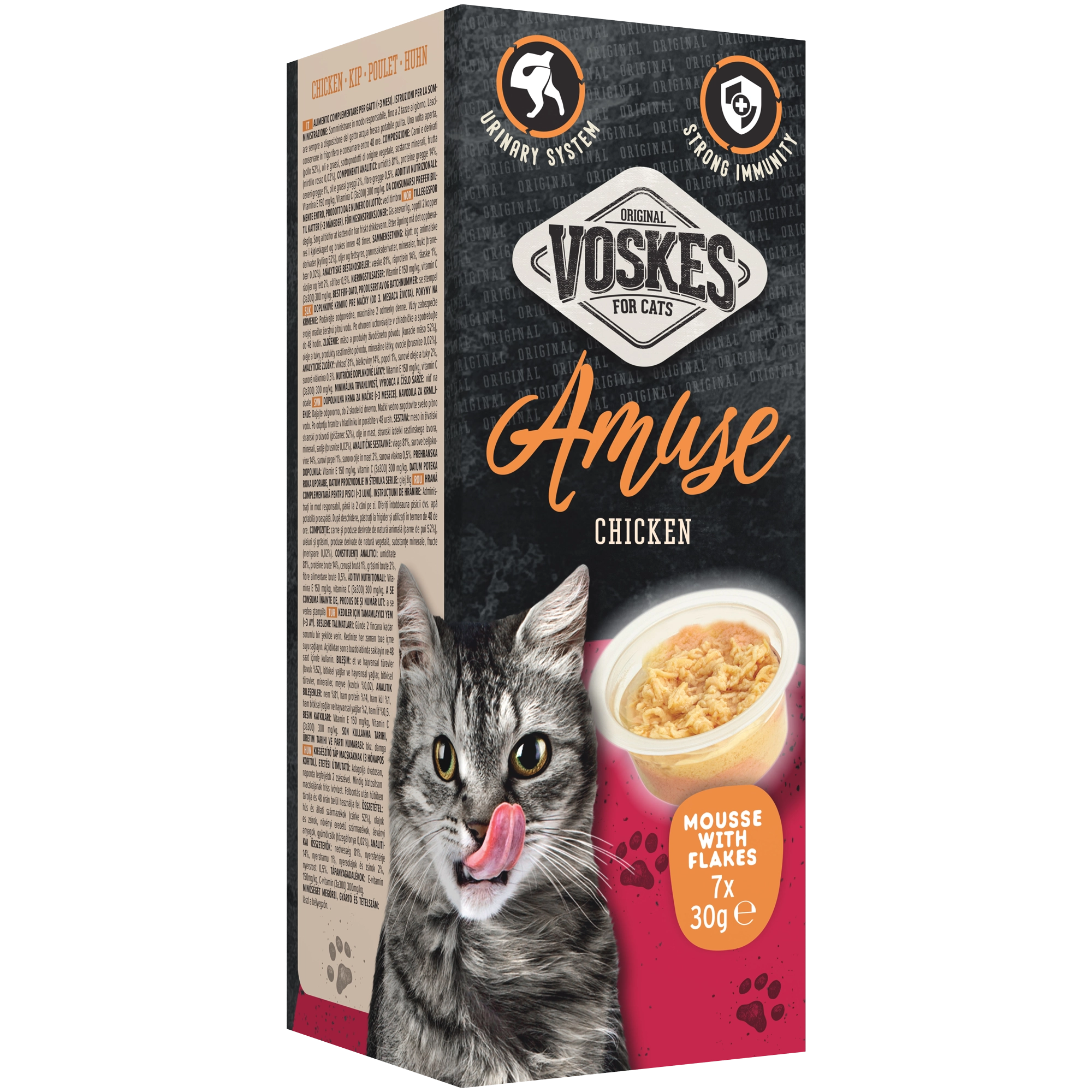 MOUSSE MET STUKJES KIP | VOSKES