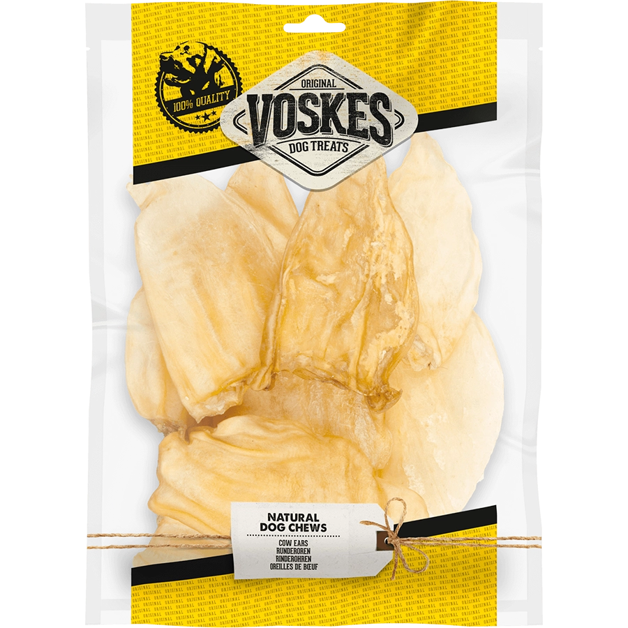 RINDEROHREN - 10ST | Runderoren hond | Voskes Treats | VOSKES