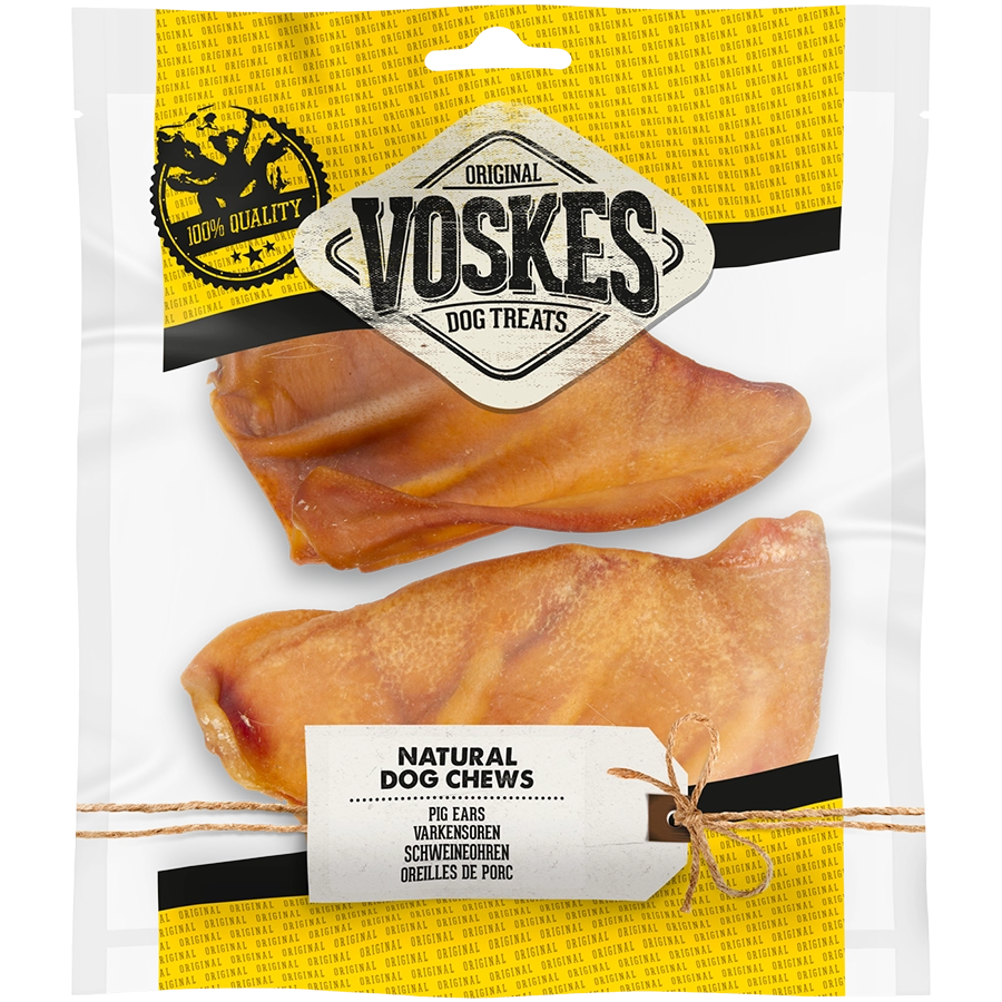 VARKENSOREN - 2ST | Varkensoren hond | Voskes Treats | VOSKES