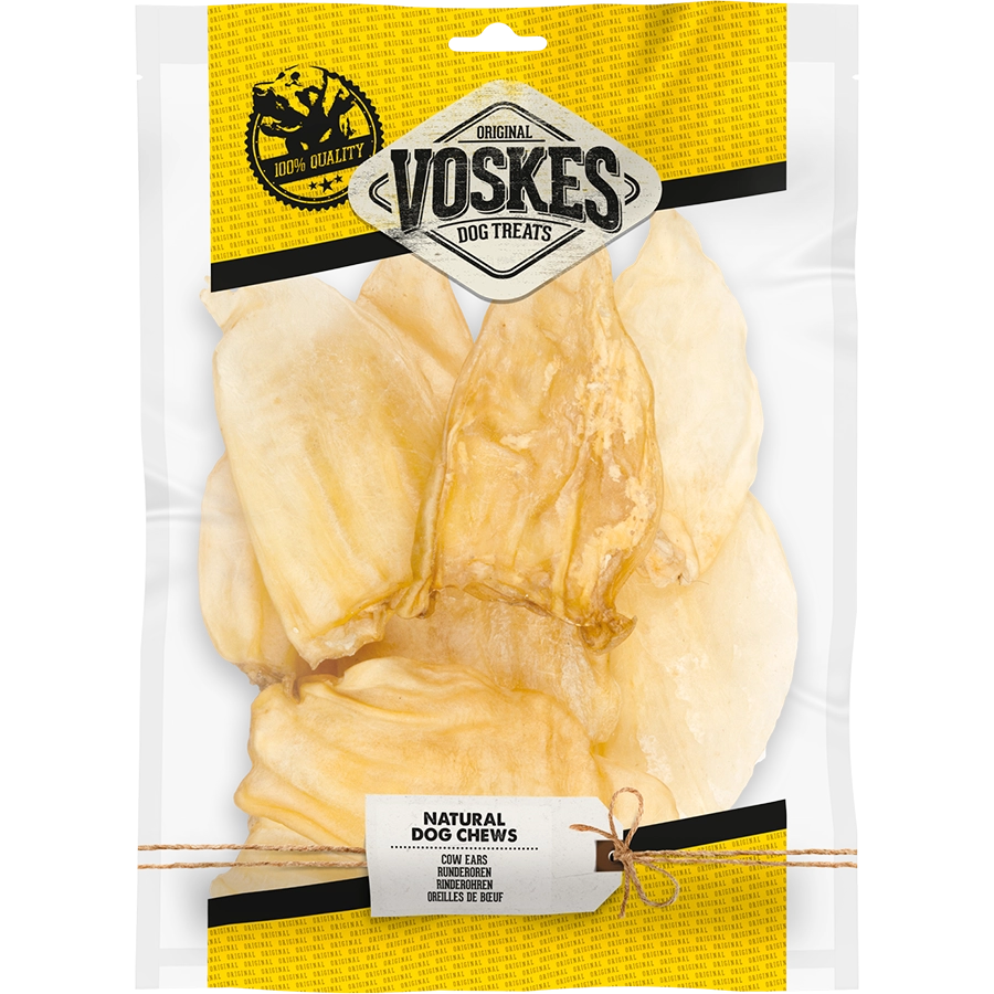 RINDEROHREN - 8ST | Runderoren hond | Voskes Treats | VOSKES