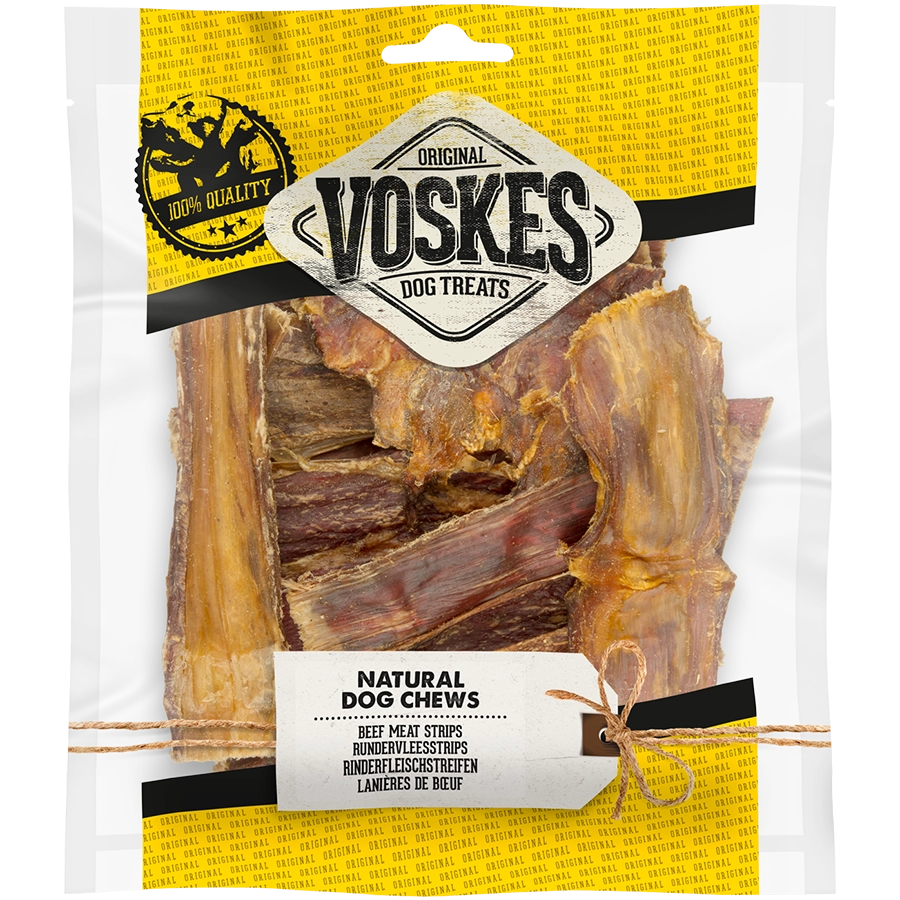 LANIÈRES DE BŒUF  | Kauwsnack hond | Voskes Treats | VOSKES