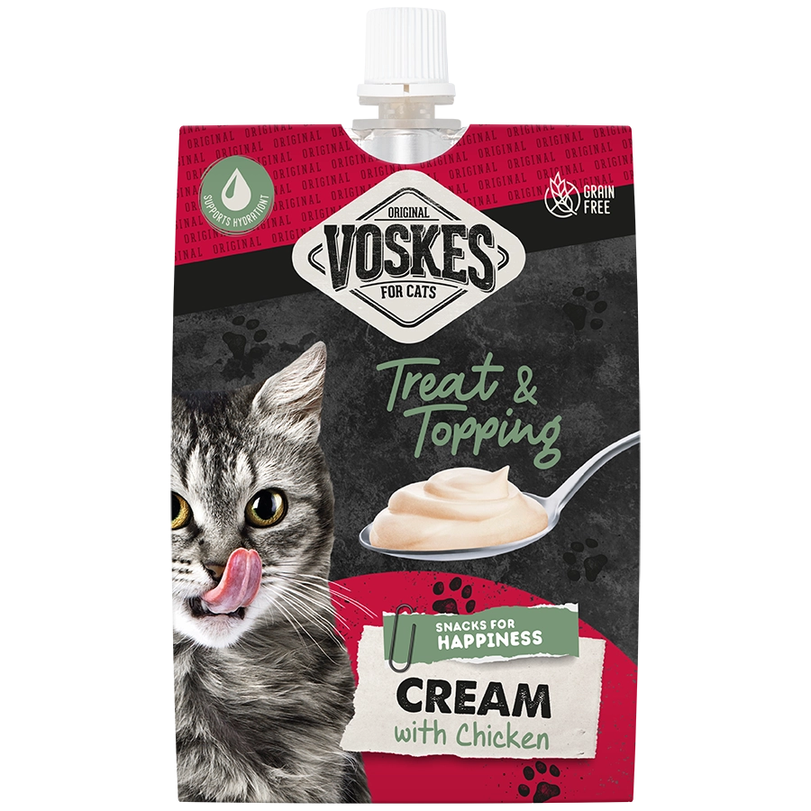 CREAM MET KIP |  | VOSKES