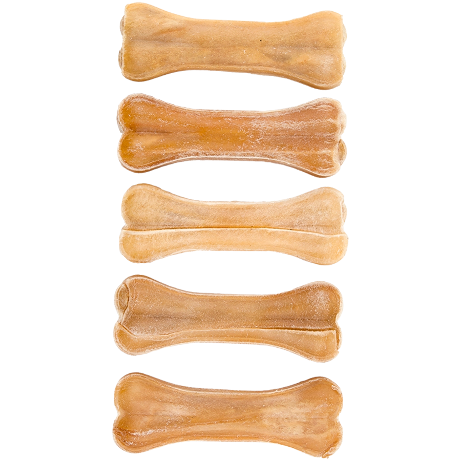 GEPRESSTE KNOCHEN S 10CM - 5ST | Geperste botten hond | Voskes Treats | VOSKES