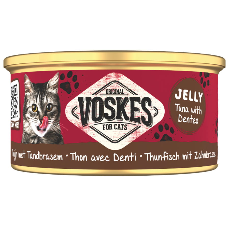 THON AVEC DENTI | Kattensnack tonijn met tandbrasem | Voskes Treats | VOSKES