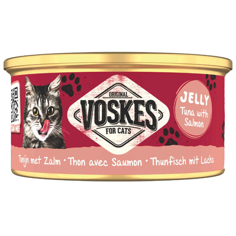 JELLY TUNA WITH SALMON | JELLY WETFOOD TUNA WITH SALMON | VOSKES