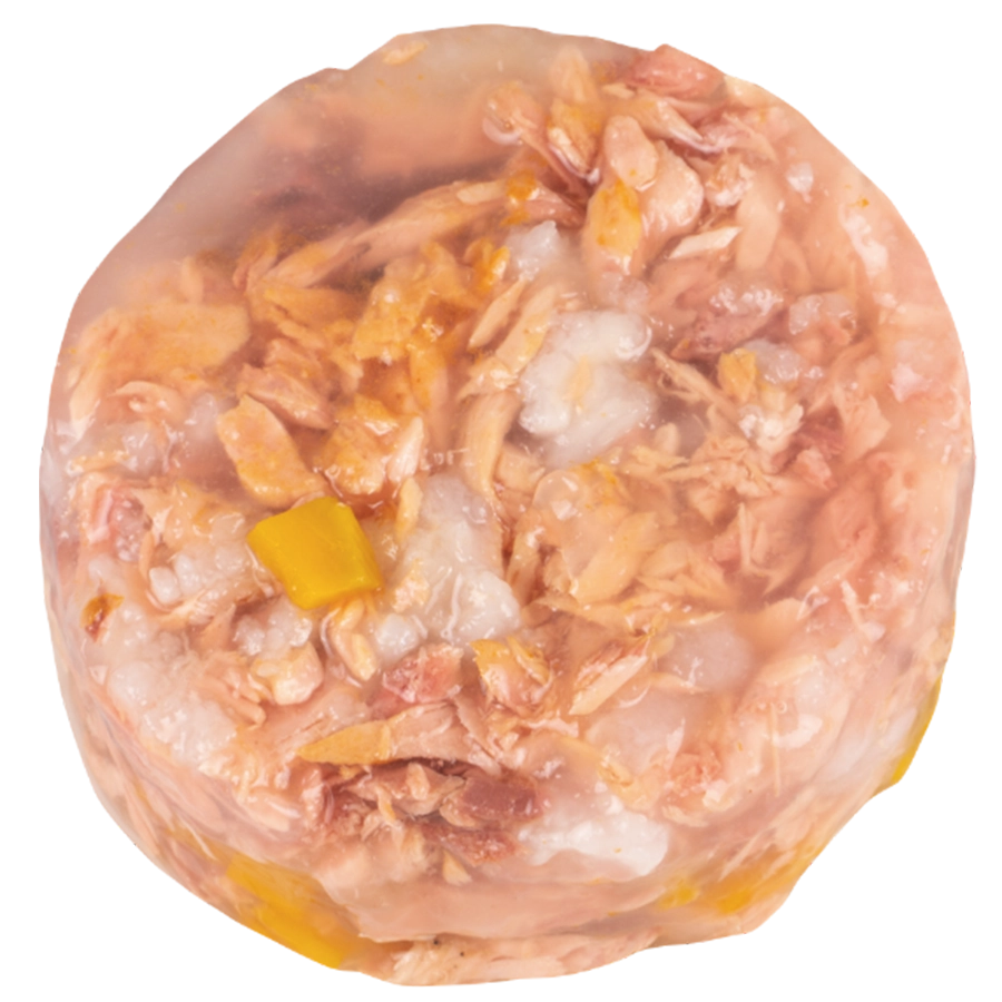 GELEI TONIJN MET POMPOEN | JELLY WETFOOD TUNA WITH PUMPKIN | VOSKES
