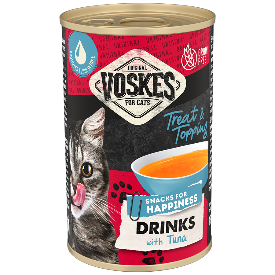 CAT DRINK WITH TUNA | VOSKES