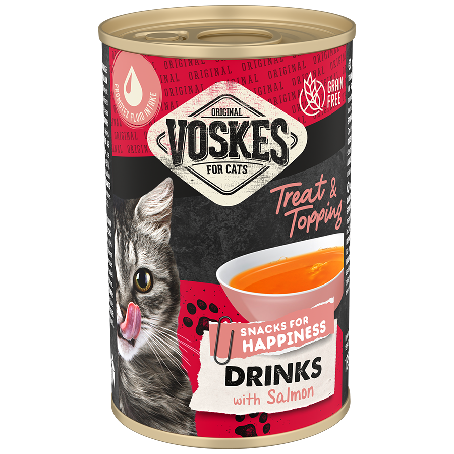 CAT DRINK WITH SALMON | Kattensnack met zalm | Voskes Treats | VOSKES