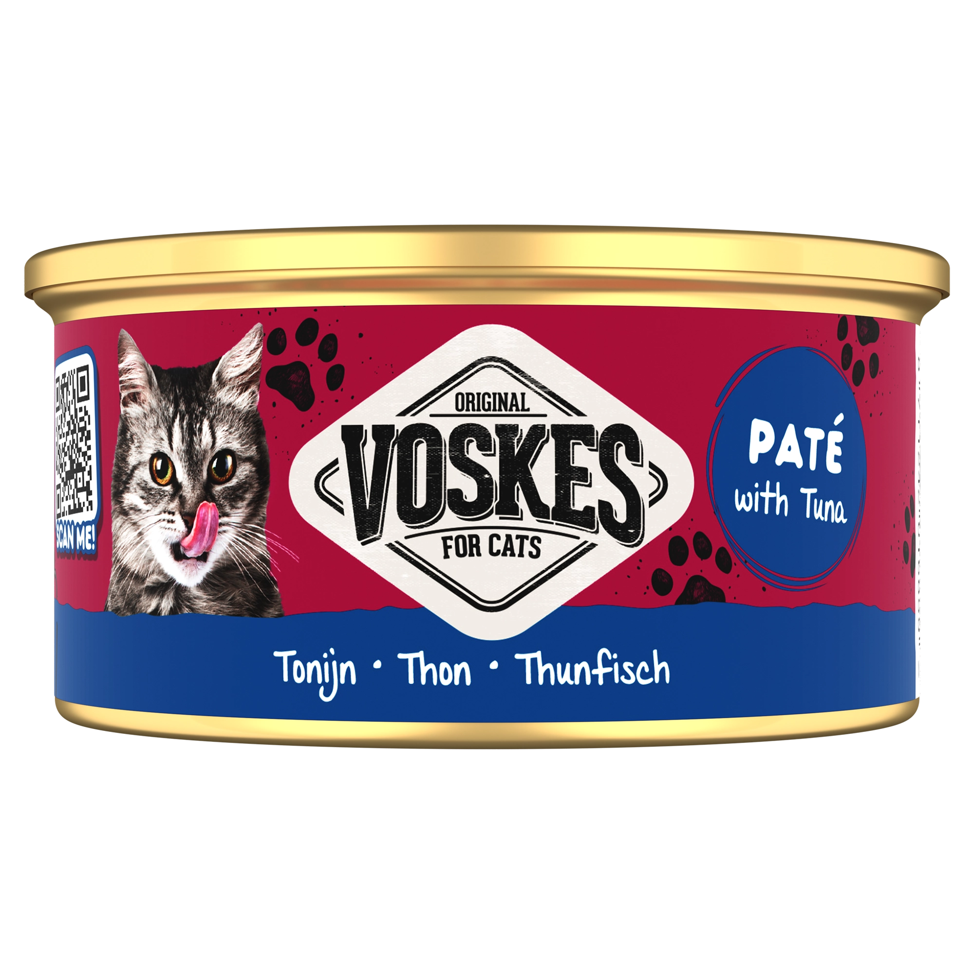 PATÉ MET TONIJN | PATÉ WETFOOD WITH TUNA | VOSKES