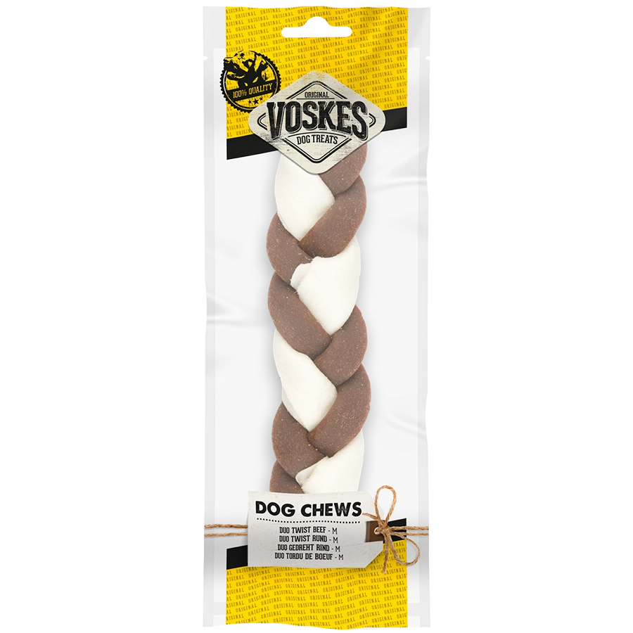 DUO TORDU DE BŒUF | Kauwsnacks hond | Voskes Treats | VOSKES