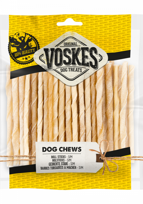 ARRES TORSADÉES À MÂCHER (S/M) | dog snacks | VOSKES