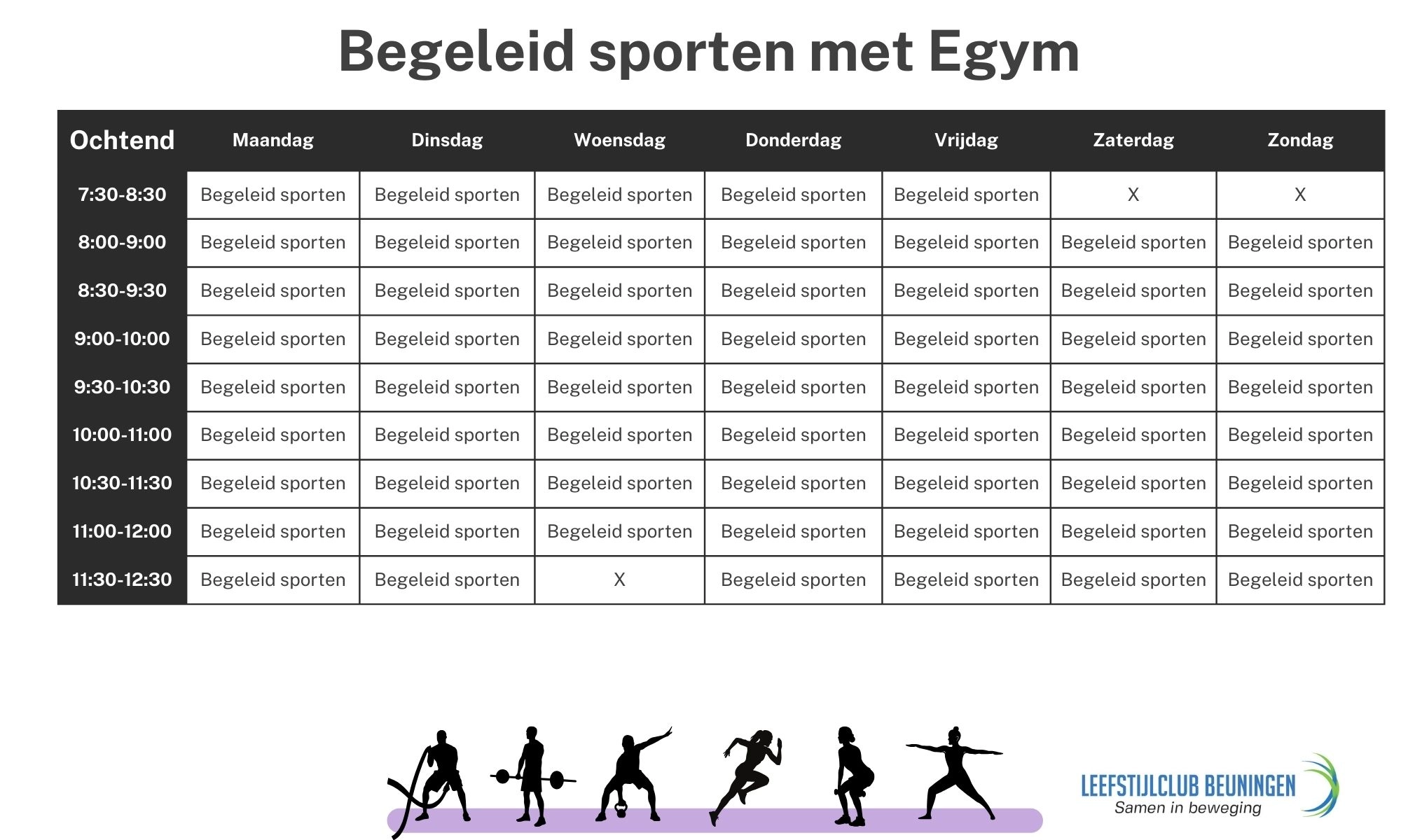 Rooster ochtend EGYM
