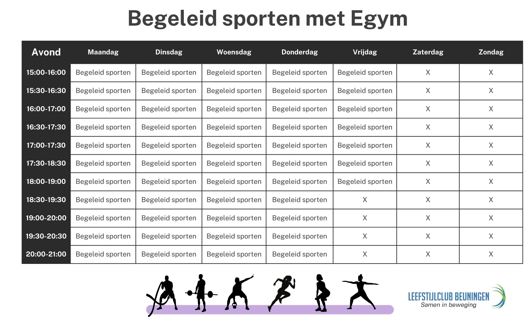 Rooster avond EGYM