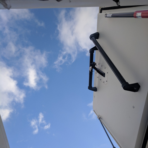 Open TopAccess Roof hatch in Germany