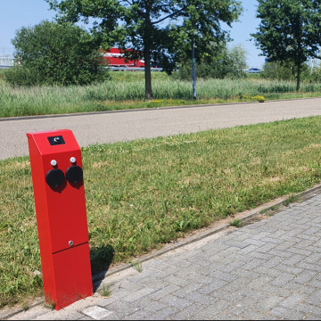 Staka RVS mini-zuilen behuizing laadpaal