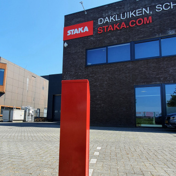 Staka RVS mini-zuilen behuizing laadpaal