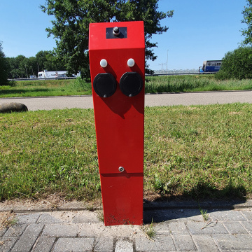 Staka RVS mini-zuilen behuizing laadpaal