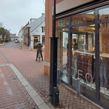 Staka zuil toegepast in gemeente Oosterhout