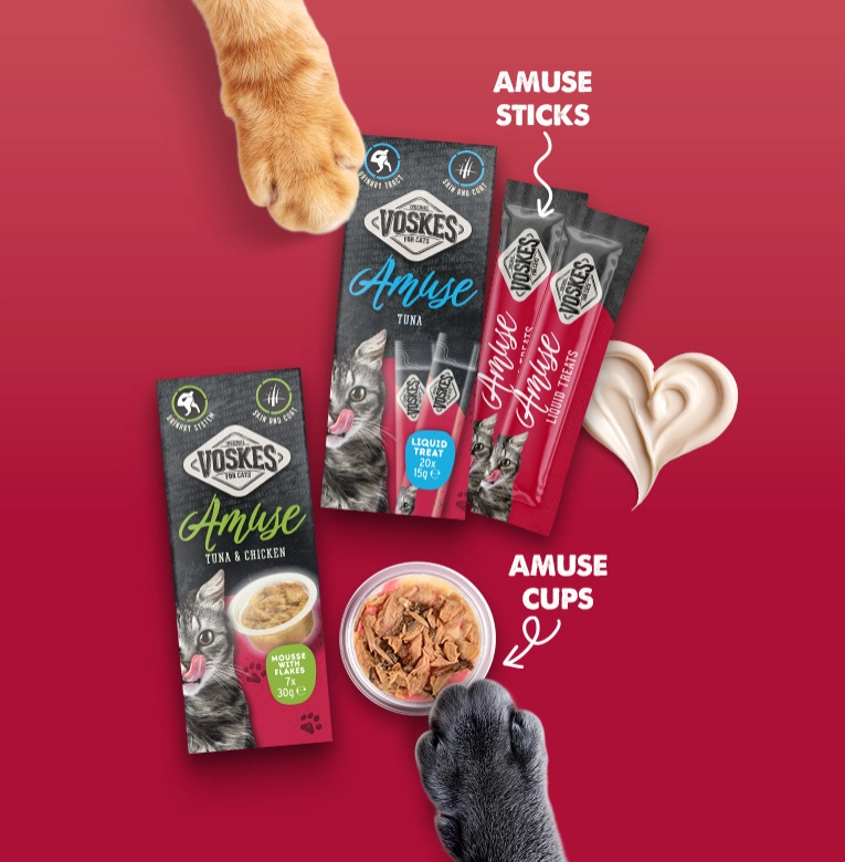 Amuselijn - Cups en sticks