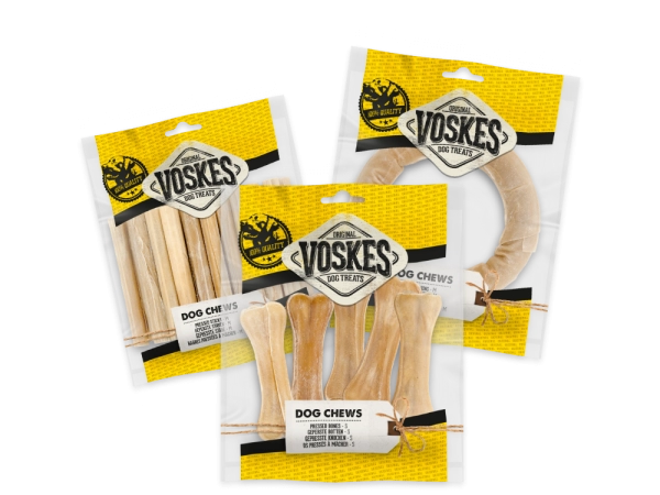 100% Runderhuidsnacks voor honden
