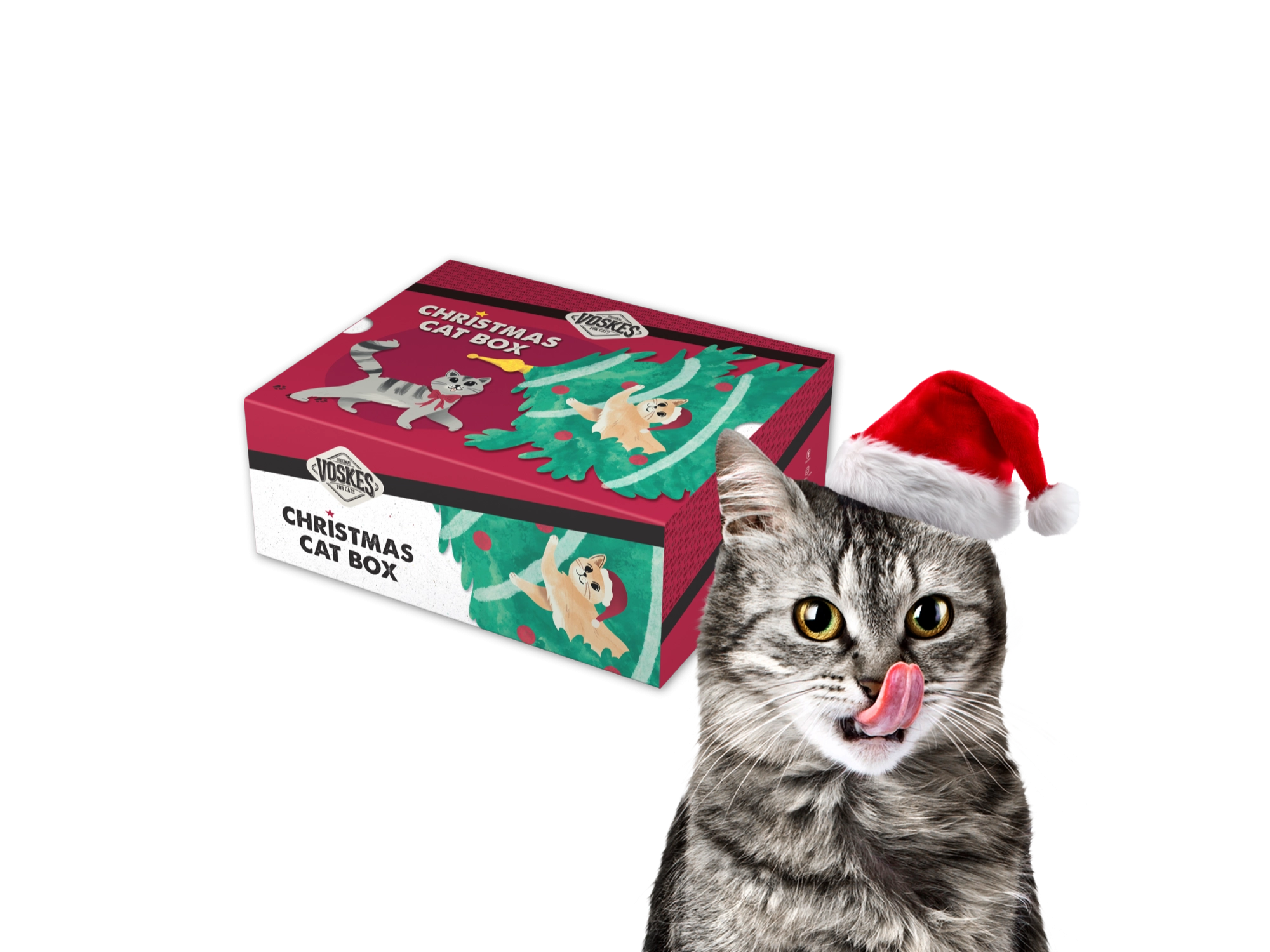Voskes Christmasbox voor katten