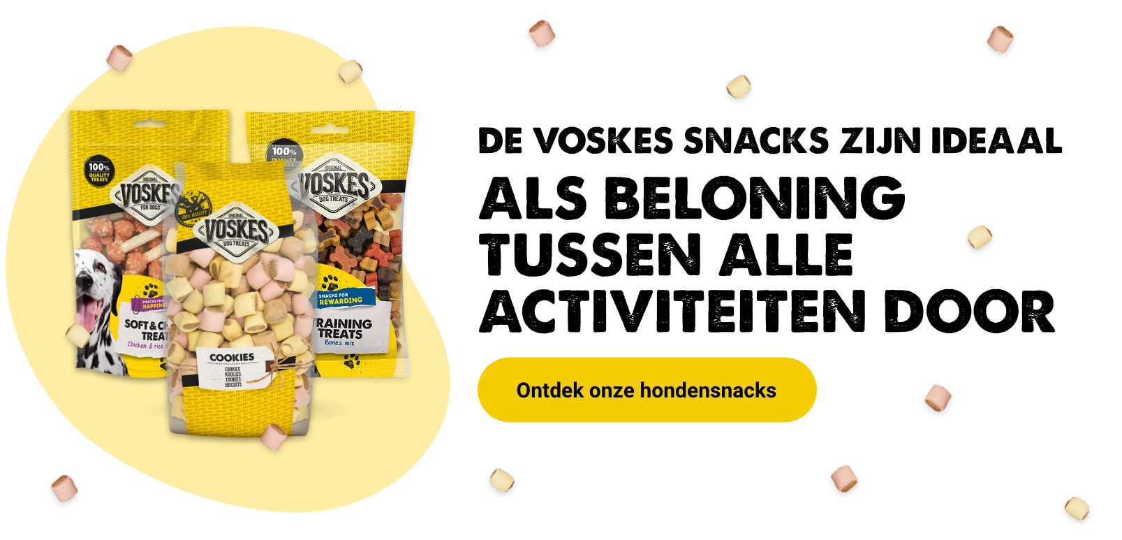 Voskes snacks voor je hond