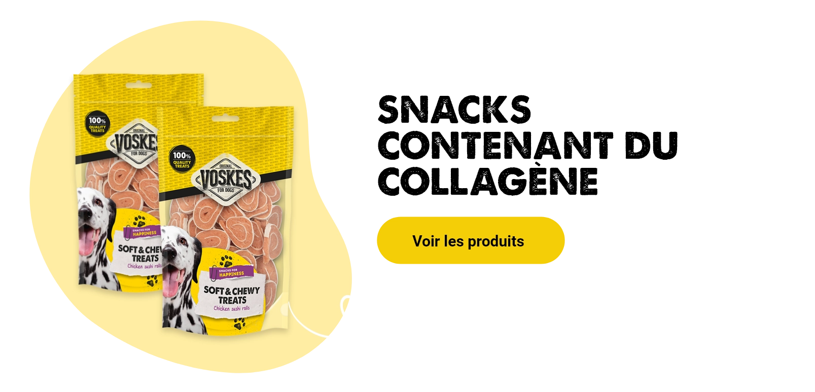 snacks contenant du collagène
